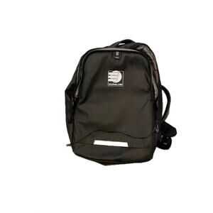 Large Gray Black Laptop Backpack w Corp Logo